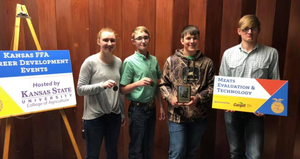 Uniontown FFA Meat Evaluation Team Named the Reserve State Champion Team!